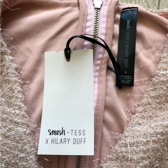 NWT Smash + Tess x Hilary Duff The Tinsel Skorty in Punk Fuzz Size L - Picture 11 of 15